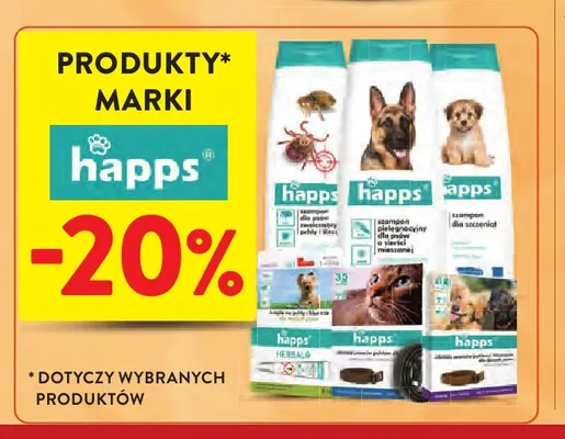 Produkty pielęgnacyjne dla psów Happs promocja w Intermarche