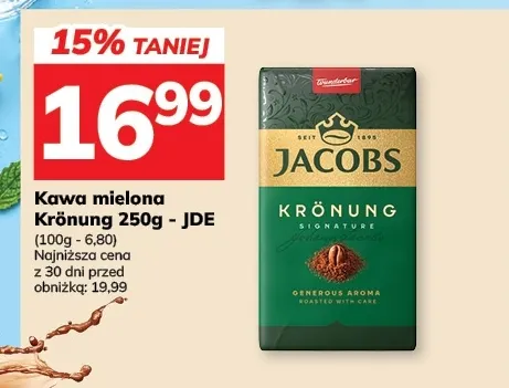 Kawa mielona Krönung Jacobs promocja w Hitpol
