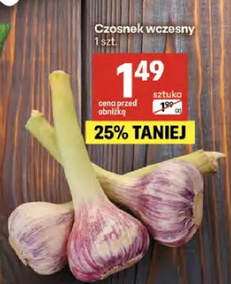 Czosnek wczesny promocja w Delikatesy Centrum
