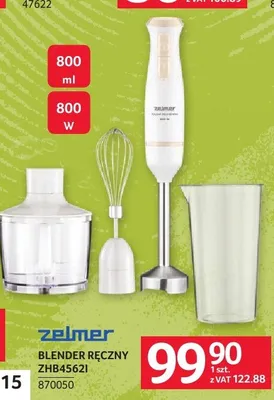Blender ręczny Zelmer ZHB4562I 800 ml promocja w Selgros