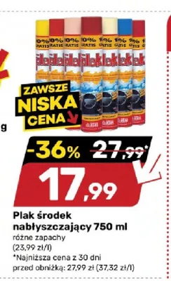 Plak środek nabłyszczający promocja w Bricomarche