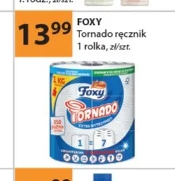 Ręcznik papierowy Tornado Foxy promocja w Drogerie Laboo