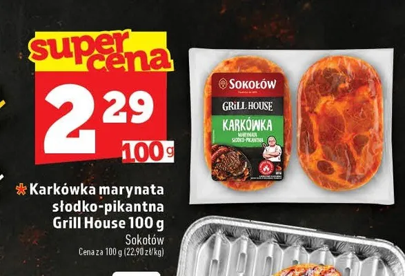 Karkówka marynowana słodko-pikantna Sokołów Grill House promocja w TOPAZ