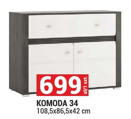 Komoda Komoda 34 promocja w Merkury Market
