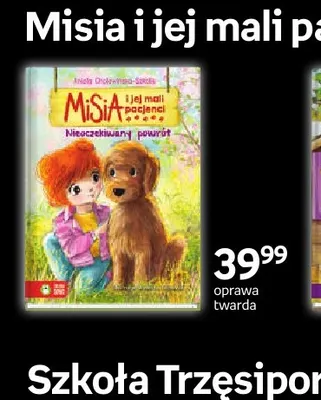 Książka Misia i jej mali pacjenci Nieoczekiwany powrót Zielona Sowa promocja w Empik