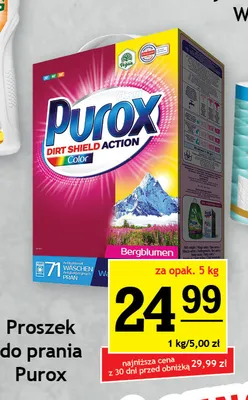 Proszek do prania Purox Bergblumen promocja w Gram Market