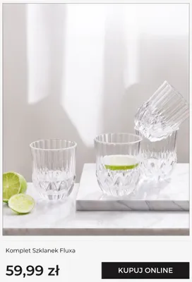 Komplet szklanek home&you Fluxa promocja w home&you