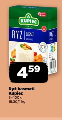 Ryż basmati Kupiec promocja w Netto