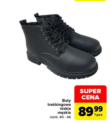 Buty trekkingowe niskie męskie promocja w Carrefour