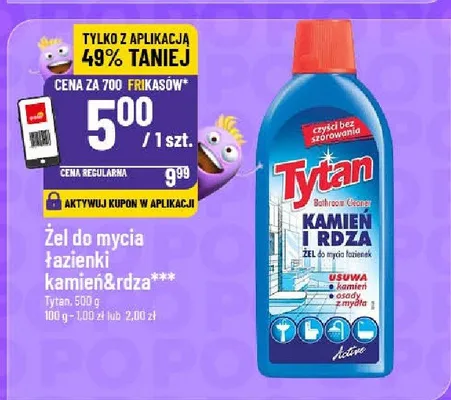 Żel do mycia łazienki kamień&rdza promocja w POLOmarket