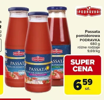 Passata pomidorowa Podravka promocja w Carrefour