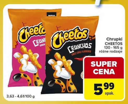 Chrupki Cheetos promocja w Carrefour Express
