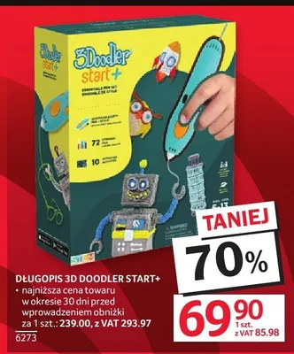 Długopis 3D Doodler Start+ promocja w Selgros