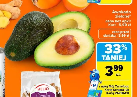 Awokado zielone promocja w Carrefour