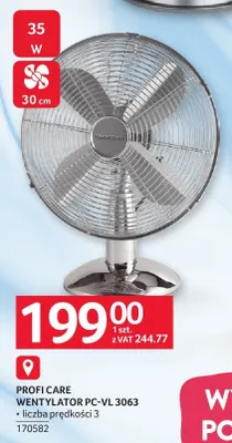 Wentylator PROFI CARE PC-VL 3063 35W 30cm promocja w Selgros