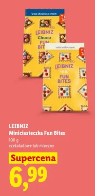 Miniciasteczka Fun Bites czekoladowe Leibniz promocja w Lidl