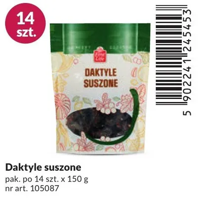 Daktyle suszone promocja w Makro
