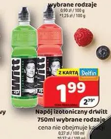 Napój izotoniczny Drwitt promocja w Delfin