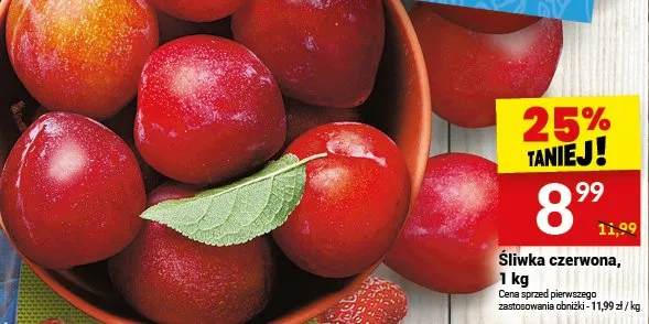 Śliwka czerwona promocja w Twój Market