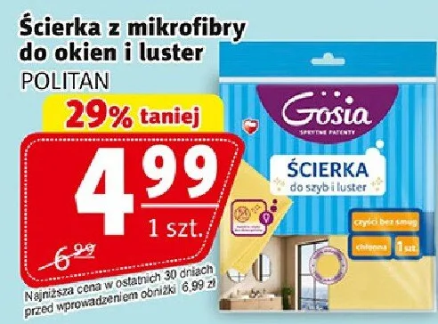 Scierka do okien i luster promocja w Prim Market