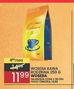 Kawa mielona Woseba Rodzinna promocja w Wafelek
