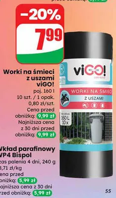 Wkład parafinowy WP4 promocja w Dino