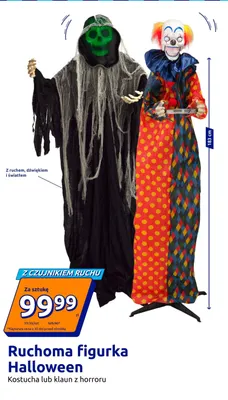 Ruchoma figurka Halloween kostucha promocja w Action