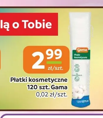 Płatki kosmetyczne Gama promocja w Społem Częstochowa