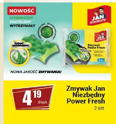 Zmywak Jan Niezbędny Power Fresh promocja w Premium Nasz Sklep