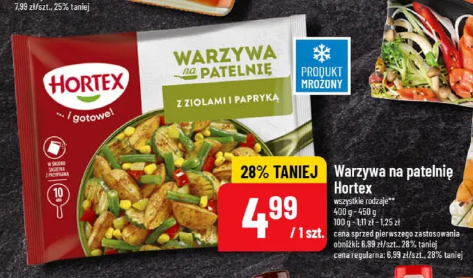 Warzywa na patelnię Hortex promocja w POLOmarket
