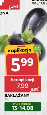 Bakłażany promocja w Stokrotka