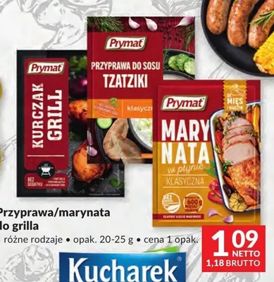 Przyprawa/marynata do grilla Prymat różne rodzaje promocja w Makro