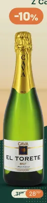 Wino musujące Cava El Torete Brut promocja w Żabka