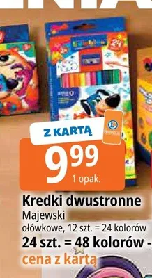 Kredki dwustronne ołówkowe Bambino 12 szt. promocja w Leclerc