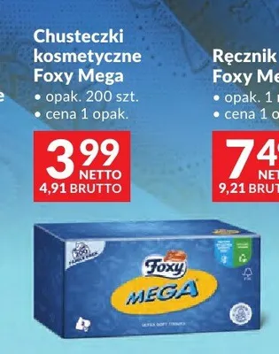 Chusteczki kosmetyczne Foxy Mega promocja w Makro