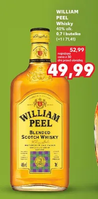 Whisky William Peel promocja w Kaufland