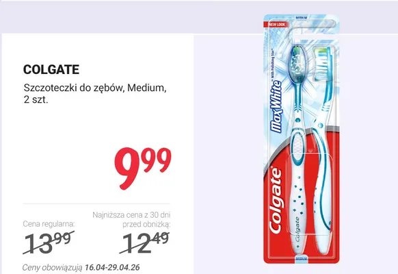 Szczoteczki do zębów, Medium 2 szt. promocja w Rossmann