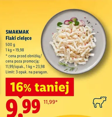 Flaki cielęce promocja w Lidl