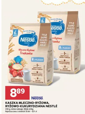 Kaszka mleczno-ryżowa, ryżowo-kukurydziana promocja w Stokrotka