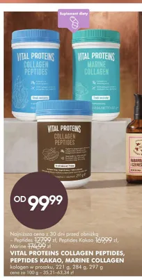 Kolagen w proszku Vital Proteins Peptides Kakao promocja w Super-Pharm
