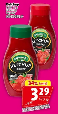 Ketchup łagodny promocja w Prim Market
