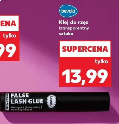 Klej do rzęs bevola transparentny promocja w Kaufland