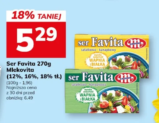 Ser Favita (12%, 16%, 18% tł.) promocja w Hitpol
