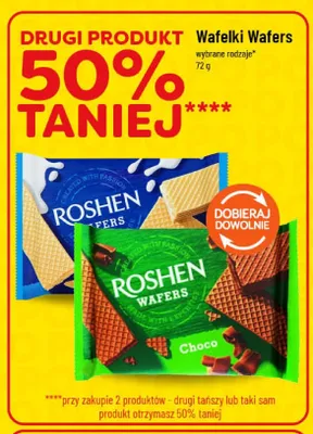 Wafelki Roshen Wafers Choco promocja w POLOmarket