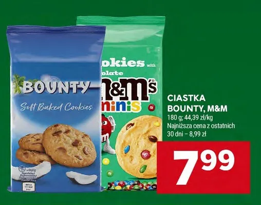 Ciastka soft baked cookies promocja w Stokrotka