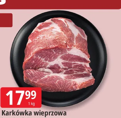 Karkówka wieprzowa bez kości promocja w Leclerc
