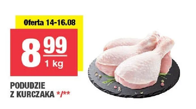 Podudzie z kurczaka promocja w SPAR