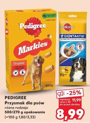 Przysmak dla psów różne rodzaje 500/270 g opakowanie promocja w Kaufland