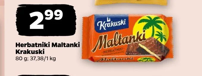 Herbatniki Maltanki Krakuski promocja w Netto
