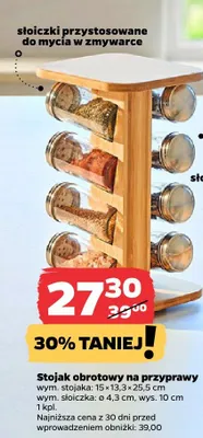 Stojak obrotowy na przyprawy promocja w Netto
